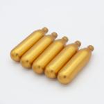 Silvery 100 Pack 8g Whip Cream Chargers Electroplating