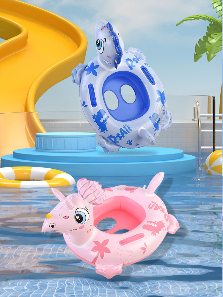 Floating Design Inflatable Swim Rings Rollover Prevention Tube for Kids' Pool Fun