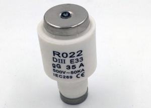 China EC 60269 Inline Auto Fuse Holder Porcelain Din Rail Fuse Holder factory