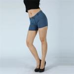 Light Blue Melody Wear Scrunch Booty Lifting Denim Shorts