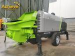 Used ZOOMLION Concrete Pump HBT80.16.174RSU Concrete Trailer Static Pump