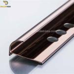 Grade 304 Stainless Steel Tile Edge Trim 10mm X 2.5m Half Round Shape