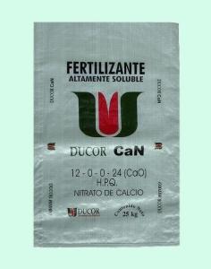 China Fertilizer Packaging PP Woven Bag Plain Tear Resistant customized factory