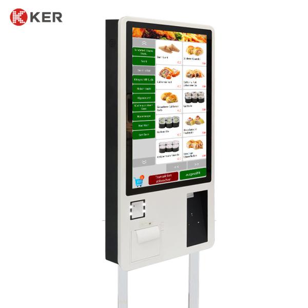 Hot Sale 27 inch Smart Food Self Service Order Kiosk For Order Self Service