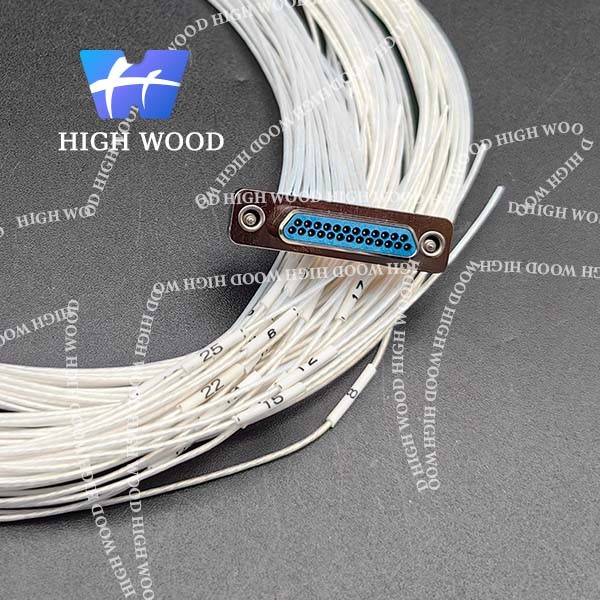J30J SERIES MICRO-D Rectangular Connectors, J30J-25TJL -1000 Length1000mm