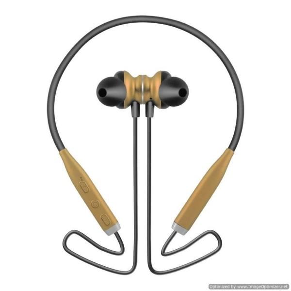 ergonomic sport neckband bluetooth magnet earphone with HiFi sound effect and