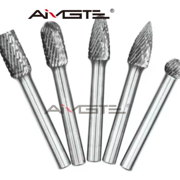 Tungsten Carbide Rotary Burrs with 6.35mm 1/8 and 1/4 Inch Shank for Precision