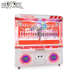 China Arcade Mini Toy claw machine 2players Prize Stacker Vending Game on sale