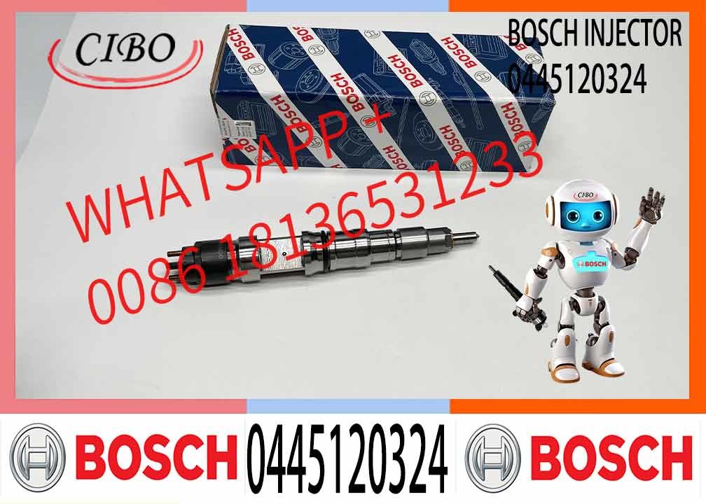 High Quality Diesel Fuel Injector Common Rail Injector Assembly 0445120324