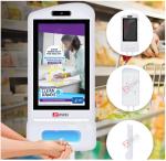 JCVISION Facial Recognition Temperature Scanner Hand Sanitizer Advertising Kiosk