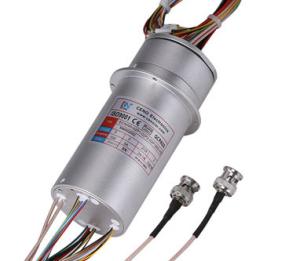 China HD SDI HDMI Slip Ring Combine , Signal Channel Power Slip Ring Low Contact Resistance factory