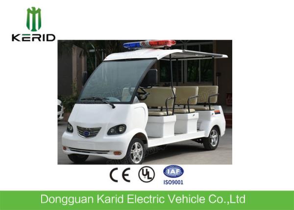Eight Sofa Seats Mini Electric Sightseeing Car For Public Area / Electric