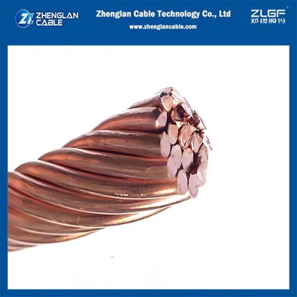 Pure Copper Conductor Bare Copper Conductor 70mm2 For Earth Connection Purpose
