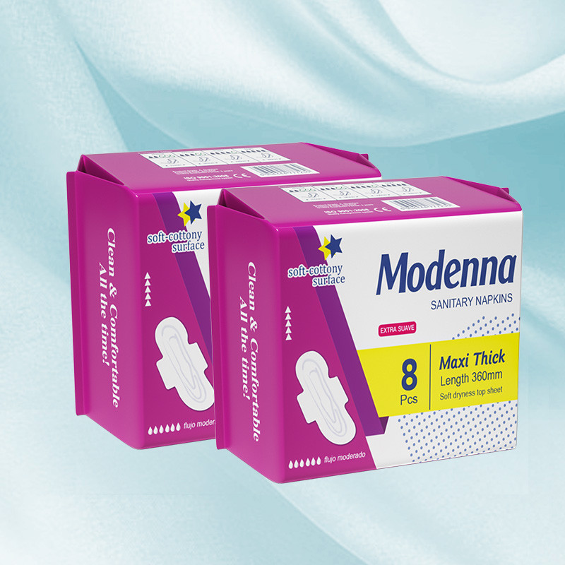 Best Selling Ultra Thin Disposable Sanitary Pad Girl Negative Ion Cotton Women Sanitary Napkins