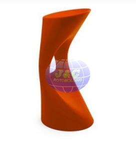 China Modern Plastic Bar Stool Rotational Molding Furniture By Aluminum Rotational Molds factory