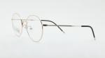 Classic Round Retro Clear Lens Glasses Non-Prescription Metal Eyeglasses for Men
