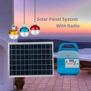 China IP65 Pure White 3PCS Bulbs Solar Panel Led Light Kit 49.5cm*40.5cm*46cm factory