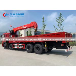 Dongfeng 16 Ton Truck Mounted Crane with Straight Boom Hydraulic Loaders