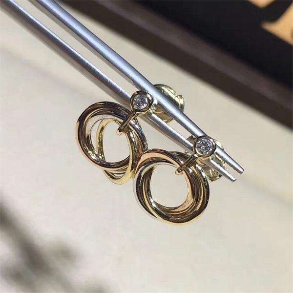 C tricyclic Earrings 18k gold white gold yellow gold rose gold bracelet Jewelry