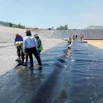 2mm HDPE Geomembrane Liner for Fish Shrimp Farming Pond Water Protection