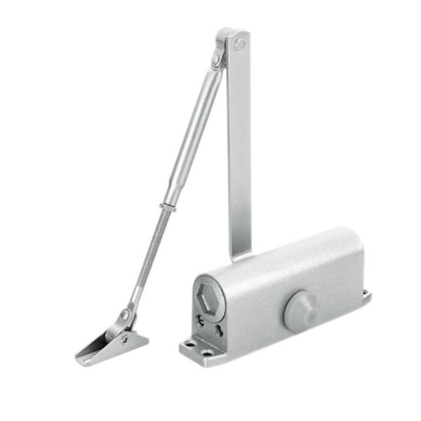 80kg Door Soft Close Door Closer with Heavy Duty Hydraulic System Sliver