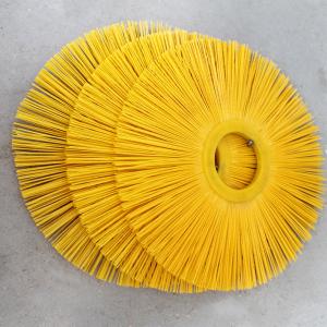 China Yellow Full Plastic Road Sweeper Brush 500g For Cleaning Snow Cleaning Road factory
