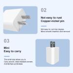 10W 5V 2A Mini USB Wall Charger Cell Phone With Over Current Protection