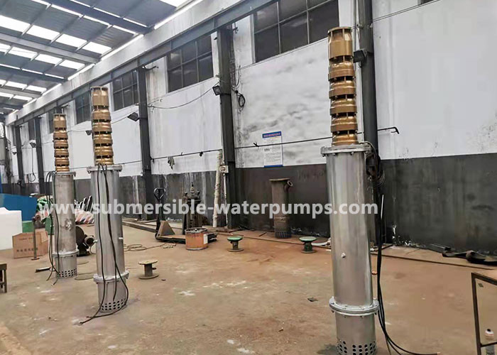 Agricultural 25kw 3 phase ac multistage irrigation borehole submersible water pump 200m deep well
