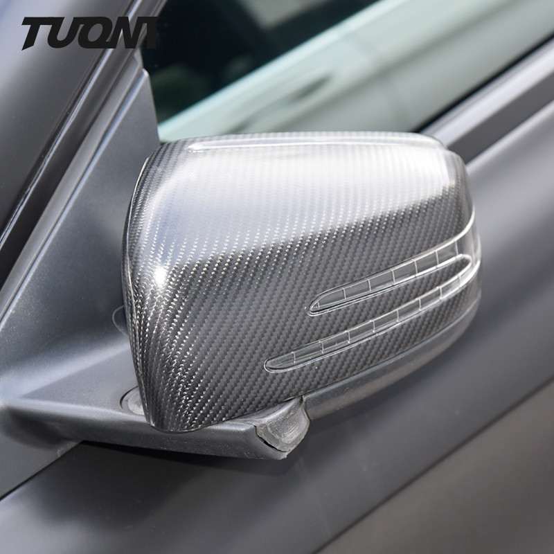 Vehicle Carbon Fiber Mirror Cover For Mercedes-Benz G Class W463 Side Rear View Mirror