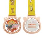 Finishing Pet Sports Charity Personalised Running Medal Rotatable Medal