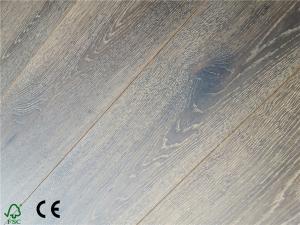 China Oak Engineered Flooring, Brushed,chemical treated factory