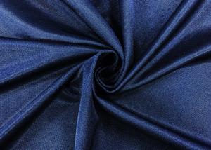 China 210GSM Navy Blue Polyester Fabric 84% Nylon Warp Knitting High Elasticity factory