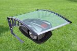 Metal Stand Rain Cover 75x60cm Lawn Robot Garage