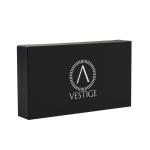 Sleek Design Black Watch Box Gift Packaging Gift Drawer Box With Custom Logo