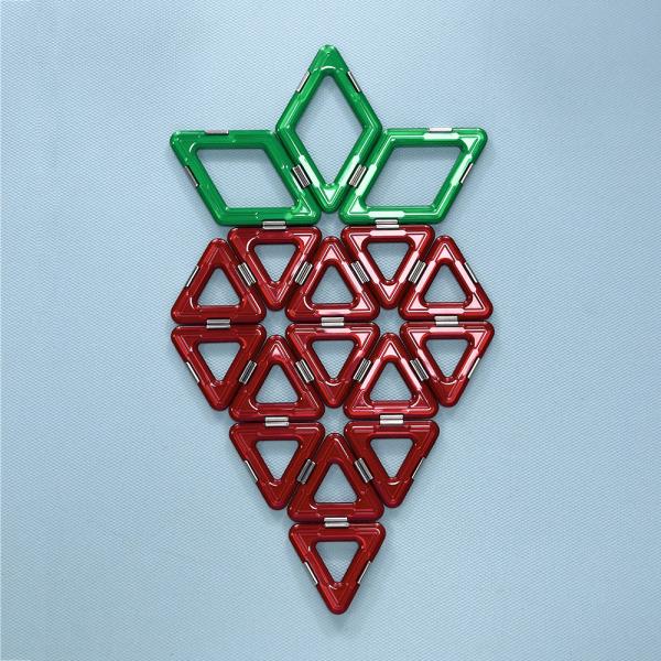 Kids Early Learning Magnetic Tiles Plants Strawberry Magnetic Toy Building