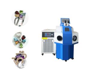 China Corrosion Resistance Jewelry Laser Welding Machine Flexible With Red Cabinet factory