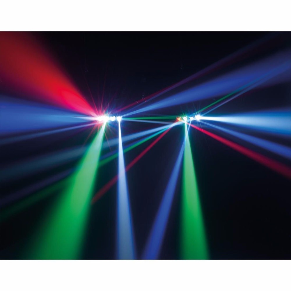 4 Head Quad RGBW Barrel Mirrored Roller Scanner Disco Effect Lights AC 100 - 240V