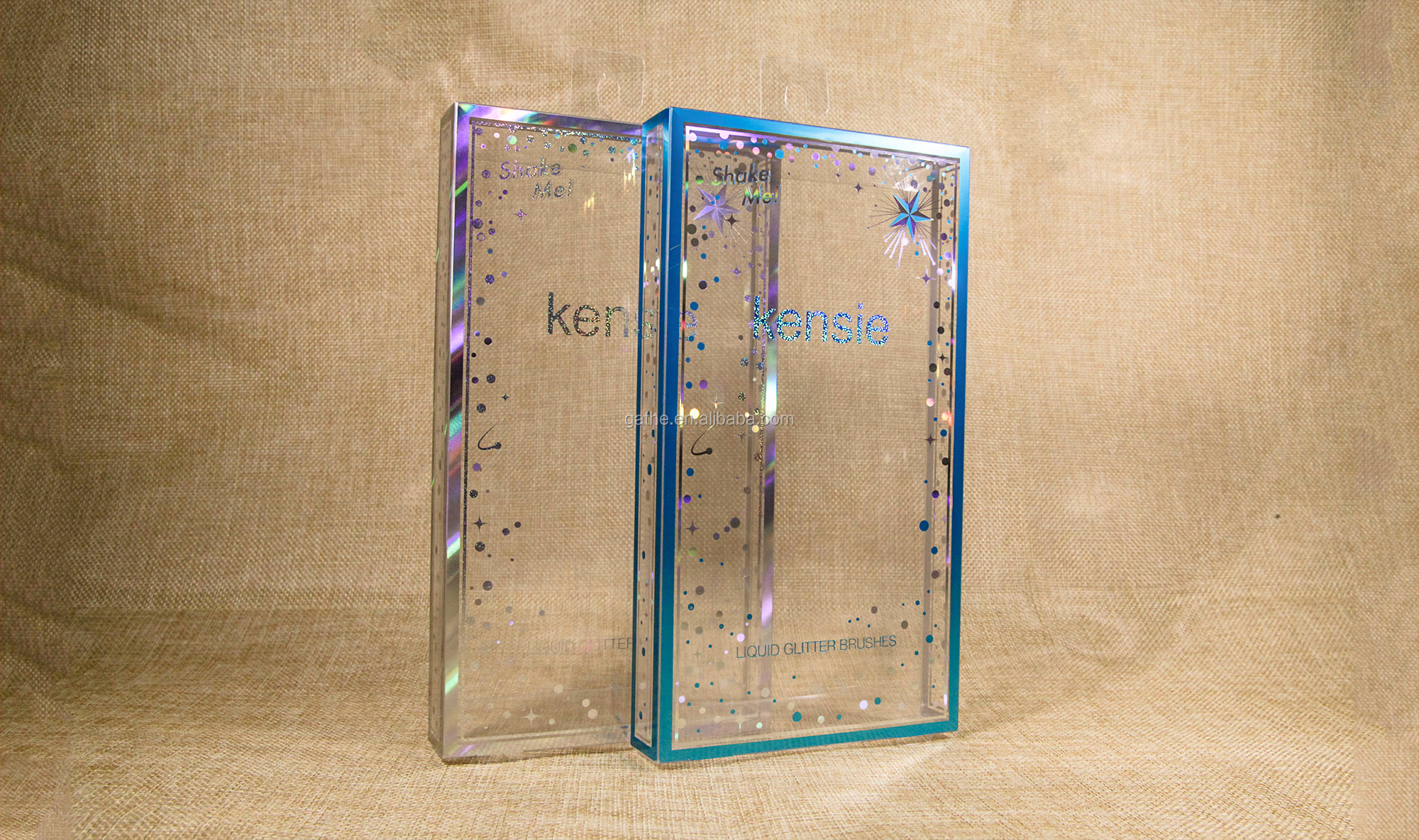 PET Acetate Plastic Phone Mobile Case Packaging Box Custom Printed
