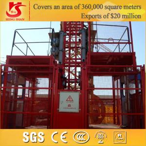 China Single Cage and Double Cages Construction Rack and pinion elevator factory
