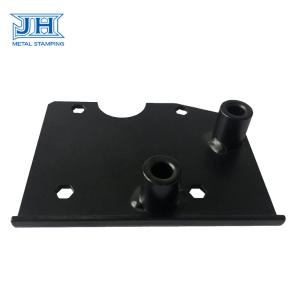China Black Laser Cutting Components Q235 Sheet Metal Steel ISO 9001 Ceritification factory
