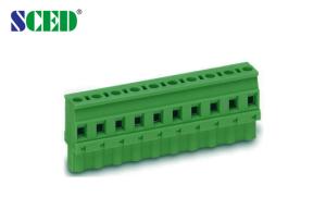 China Plug Plug - in Terminal Block Pitch 7.62mm 300V 18A 2P - 16P Female factory