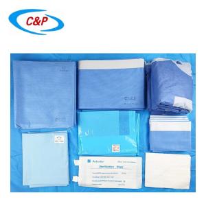 China Blue SMS Orthopedic Disposable Surgical Pack Sterile Sheet Antibacteria factory