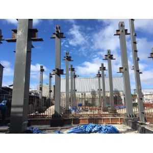 China Workshop Fabricate Steel Structure Buildings With 6 Floors In Maldive factory