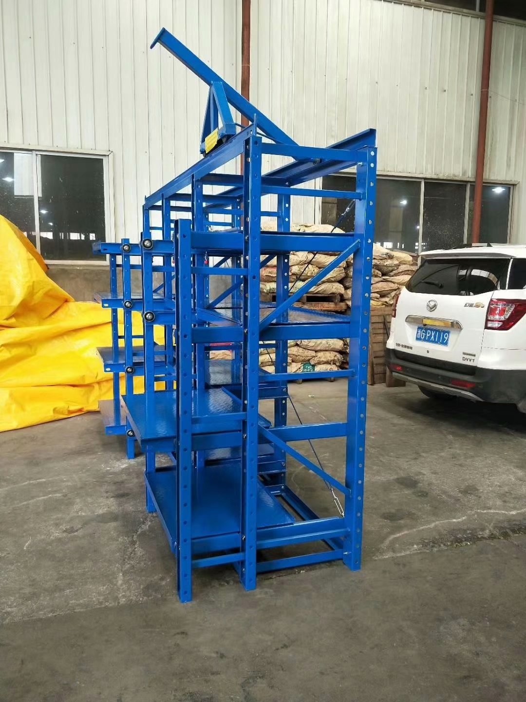 Warehouse Storage Q235 Drawer Racking Mould Rack