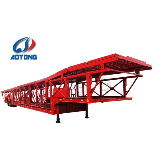 2 Axle 3 Axle 30Ton Load 6/8/10 Units Cars Transport Car Carrier Semi Hauler Trailer