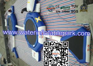 China Commercial Business Inflatable Water Games , Funny Inflatable Water Trampoline factory