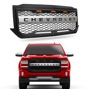 China Chevrolet Silevrado Custom Grilles For Trucks , 4X4 Front Grill Top Grade factory