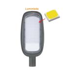 100w 150w Solar Powered Street Lamp Aluminum Alloy Smart Cob Unibody