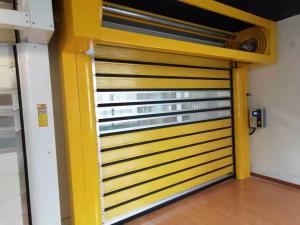China Security Outdoor Modern Design China Supplier Resist Wind 40mm High Speed Spiral Door Aluminum Alloy For Outdoor factory