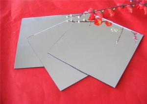China Tempered Silver Mirror Sheet , Flat Shape Decorative Mirror Glass For Furniture factory
